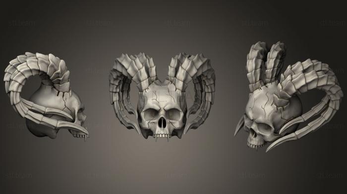 3D model Hell Skull (STL)